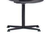 Fortona Cross Swivel Base. Black Powder Coat. **To suit 460mm seat height **